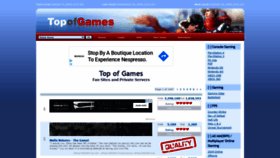 What Topofgames.com website looked like in 2020 (3 years ago)