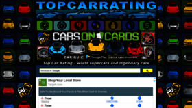 What Topcarrating.com website looked like in 2020 (3 years ago)