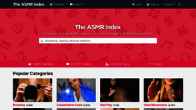 What Theasmrindex.com website looked like in 2020 (3 years ago)