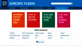 What Tilburg.nl website looked like in 2020 (3 years ago)
