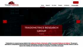 What Trademetrics.info website looked like in 2020 (3 years ago)