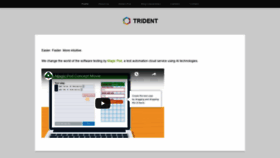 What Trident-qa.com website looked like in 2020 (3 years ago)