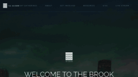 What Thebrookmiami.org website looked like in 2020 (3 years ago)