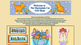What Themarmaladecat.co.uk website looked like in 2020 (3 years ago)