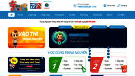 What Trangnguyen.edu.vn website looked like in 2020 (3 years ago)