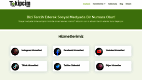 What Takipcim.com.tr website looked like in 2020 (3 years ago)