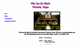 What The-inn-on-main.com website looked like in 2020 (3 years ago)