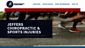 What Therunningdoctor.com website looked like in 2020 (3 years ago)