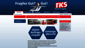 What Tks-express.de website looked like in 2020 (3 years ago)