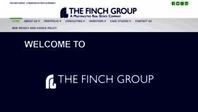 What Thefinchgroup.com website looked like in 2020 (3 years ago)