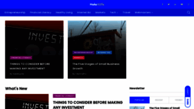 What Techfic.com website looked like in 2020 (3 years ago)