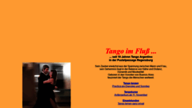What Tangoimfluss.de website looked like in 2020 (3 years ago)