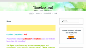 What Timelessleaf.com website looked like in 2020 (3 years ago)