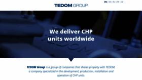 What Tedomgroup.com website looked like in 2020 (3 years ago)