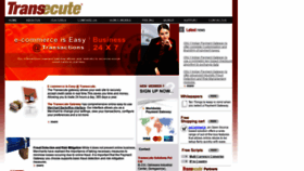 What Transecute.com website looked like in 2020 (3 years ago)