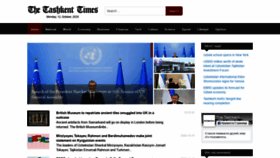 What Tashkenttimes.uz website looked like in 2020 (3 years ago)