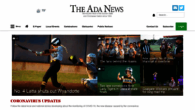 What Theadanews.com website looked like in 2020 (3 years ago)