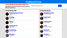 What Tainhac123.com website looked like in 2020 (3 years ago)