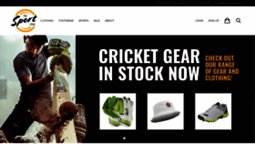 What Thesportshop.co.nz website looked like in 2020 (3 years ago)