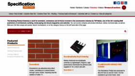What Thebuildingproductdirectory.co.uk website looked like in 2020 (3 years ago)