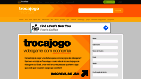 What Trocajogo.com.br website looked like in 2020 (3 years ago)