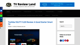 What Tvreviewland.com website looked like in 2020 (3 years ago)