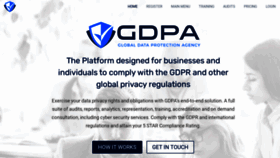 What Trustgdpa.com website looked like in 2020 (3 years ago)
