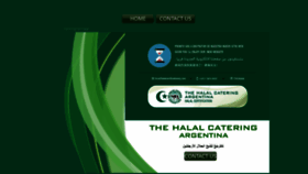 What Thehalalcateringargentina.com website looked like in 2020 (3 years ago)