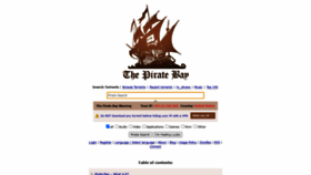 What Thepirateproxy3se.com website looked like in 2020 (3 years ago)