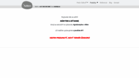 What Talc.sk website looked like in 2020 (5 years ago)