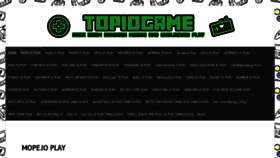 What Topiogame.com website looked like in 2020 (3 years ago)