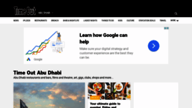 What Timeoutabudhabi.com website looked like in 2020 (3 years ago)