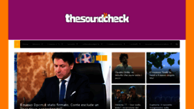 What Thesoundcheck.it website looked like in 2020 (3 years ago)