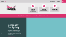 What Thepinkinvasioncompany.co.uk website looked like in 2020 (3 years ago)