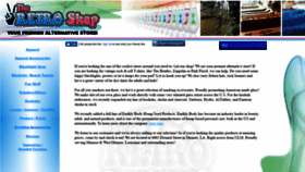 What Theretroshop.net website looked like in 2020 (3 years ago)