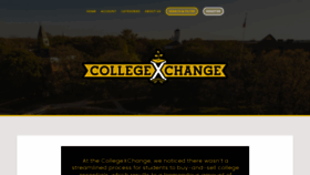 What Thecollegexchange.com website looked like in 2020 (3 years ago)