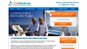 What Totalmedicare.com website looked like in 2020 (3 years ago)