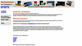 What Toner-kiosk.de website looked like in 2020 (3 years ago)