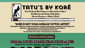 What Tatusbykore.com website looked like in 2020 (3 years ago)