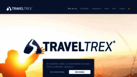 What Traveltrex.com website looked like in 2020 (3 years ago)