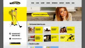 What Tepovaniebratislava.sk website looked like in 2020 (3 years ago)