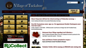 What Tuckahoe.com website looked like in 2020 (3 years ago)