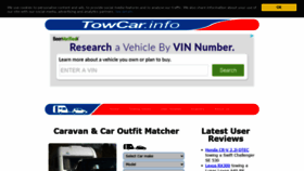 What Towcar.info website looked like in 2020 (3 years ago)