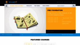 What Thinkiit.in website looked like in 2020 (4 years ago)
