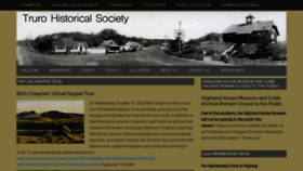 What Trurohistoricalsociety.org website looked like in 2020 (3 years ago)