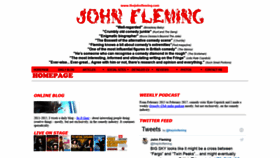 What Thejohnfleming.com website looked like in 2020 (3 years ago)