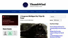 What Thumbwind.com website looked like in 2020 (3 years ago)