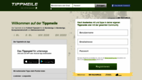 What Tippmeile.de website looked like in 2020 (3 years ago)