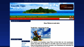 What Teneriffa-tipps.eu website looked like in 2020 (3 years ago)
