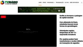 What Tvdiario.tv.br website looked like in 2020 (3 years ago)